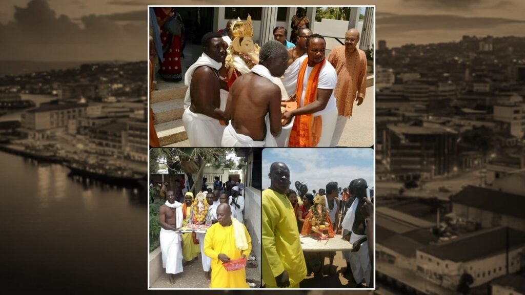 Africa ganpati visarjan 
